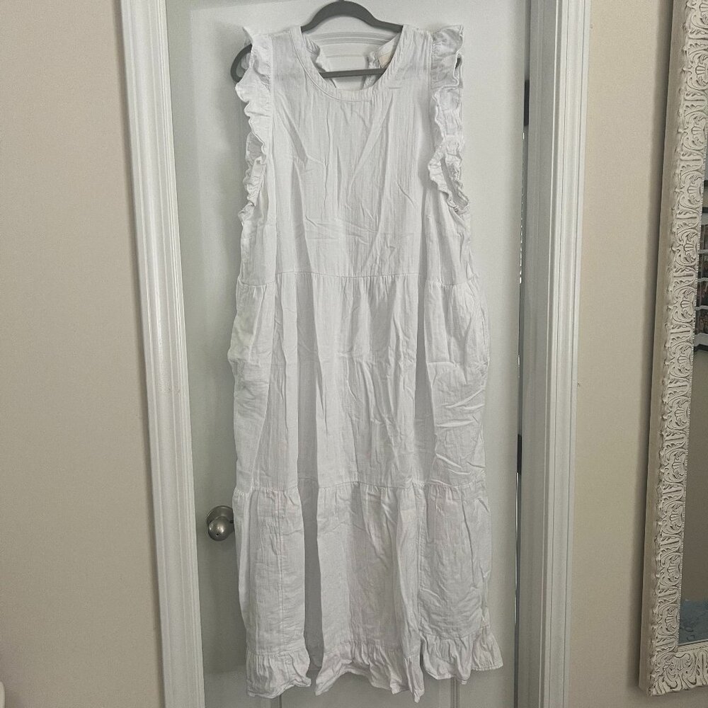 Universal Thread cotton dress with flutter sleeves